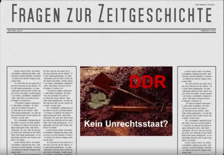 DDR war ein Unrchtsstaat